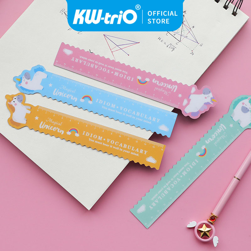 

Flexible Ruler/Penggaris lunak Unicorn 15cm Penggaris Pelajar Pola Kartun