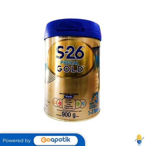 

S-26 Procal Gold 3 Susu Usia 1-3 Tahun Rasa Vanilla 900 Gram Kaleng