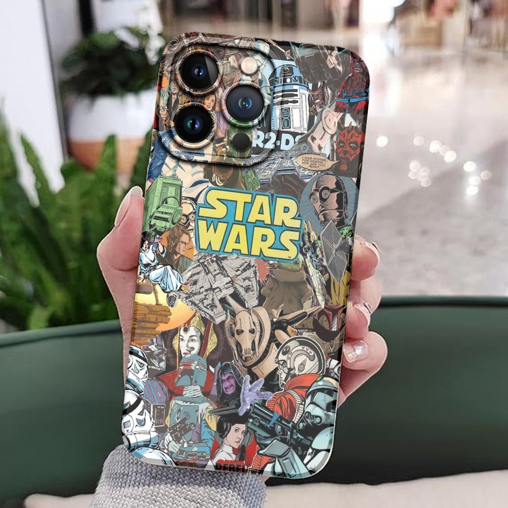 QW40 SoftCase IPhone Motif Star Wars Untuk IPhone 11 IPhone 13 Case Soft Case IPhone 11 12 13 Casing