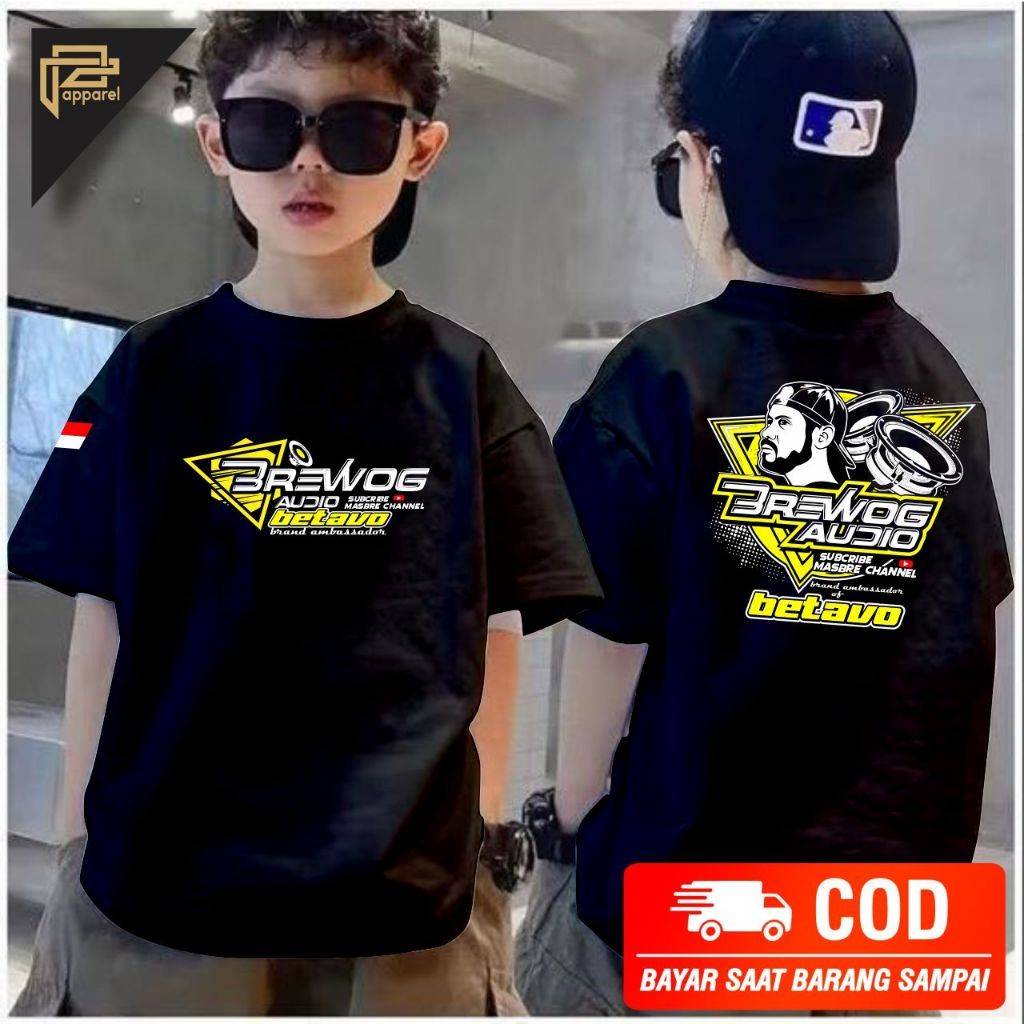 baju kaos BREWOG audio sound system