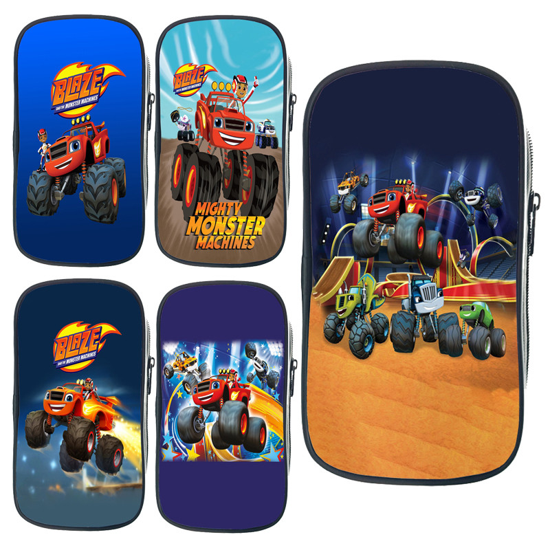 

Blaze and the Monster Machines Pencil Case Blaze Car Stationery Boys Girls Gift Pen Bag Storage Student School Office Supplies