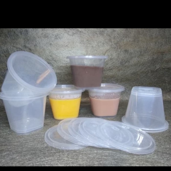 

vv PAHE CUP PUDDING GELAS TEBAL UK. 150 ml