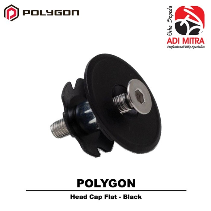 Polygon Head Cap Flat for Fork Starnut Jangkar Fork Sepeda