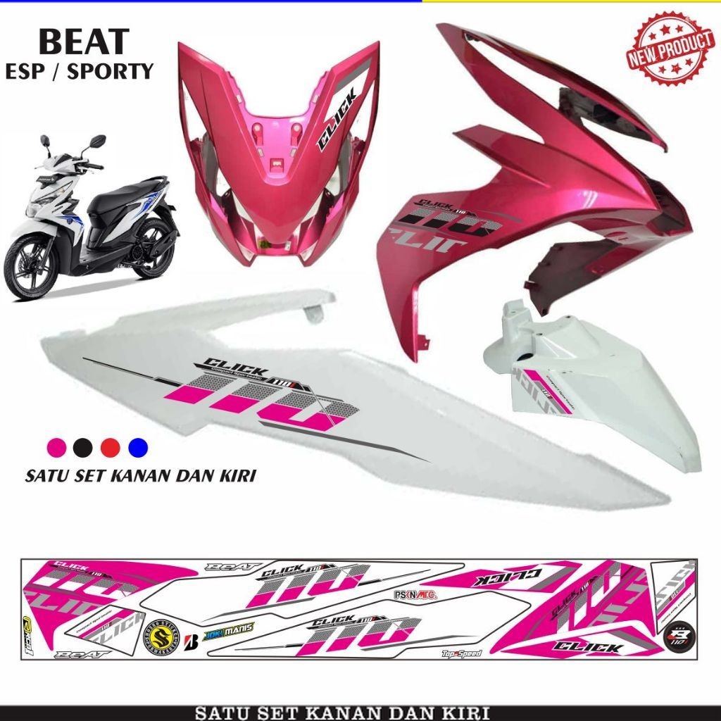 VARIASI / STRIPING VARIASI HONDA BEAT ESP / BEAT STREET VARIASI STIKER BEAT