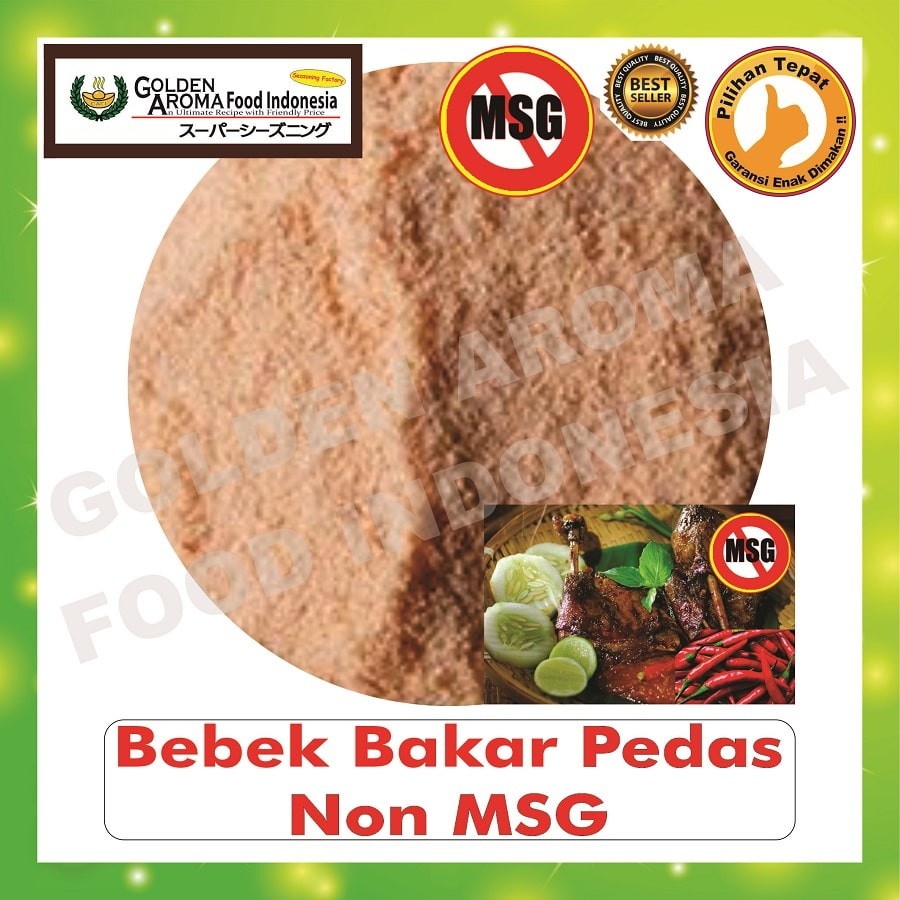 

Bubuk Tabur Rasa Bebek bakar pedas Non MSG 250gr Bumbu Masak Serbaguna Halal 1/4Kg Seasoning Powder