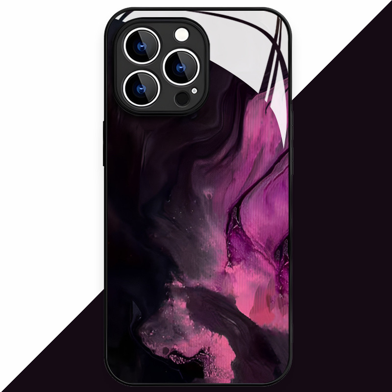 Case Iphone 13 13 Mini kaca Casing Iphone 14 15 Plus Case Iphone 15 14 Pro Max Casing Iphone 6 6S 6 