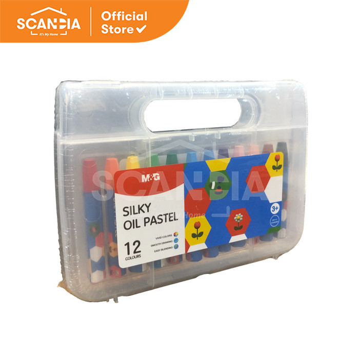 

SCANDIA Krayon Oil Pastel Silky 12 Colors Y3318 (AGM900J8)