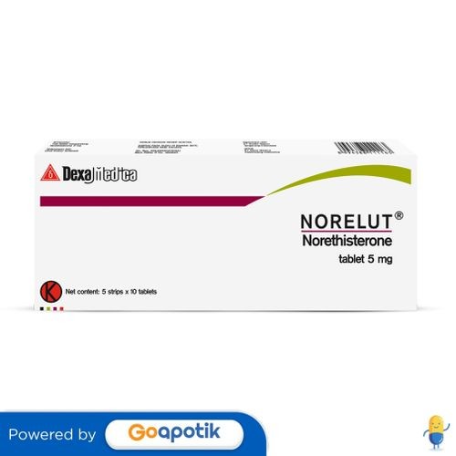 Norelut 5 Mg Box 50 Tablet