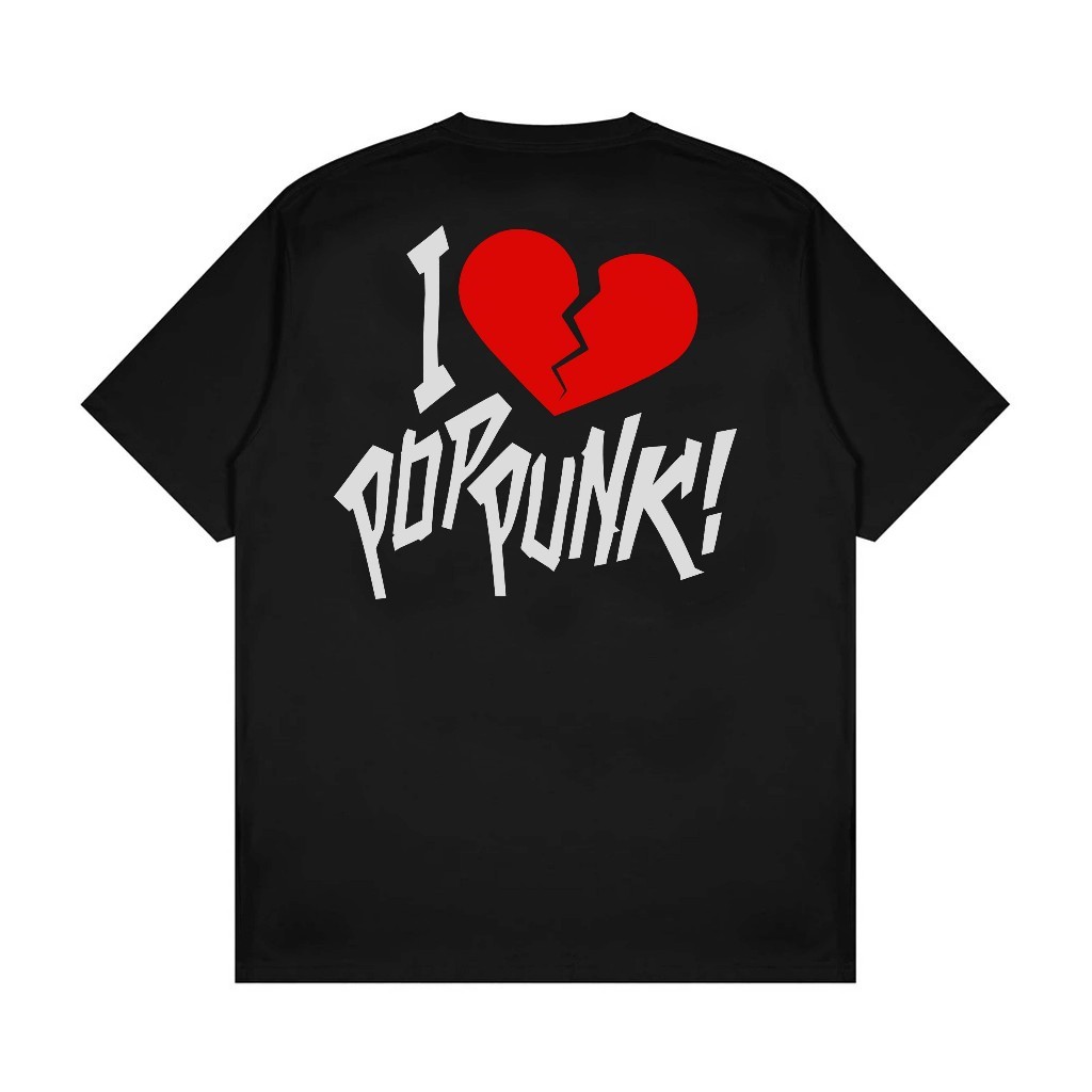 Zeroheroes | Kaos Lengan Pendek Hitam Tshirt  POPPUNK Series 2 T shirt Distro Cowok Cewek Baju Kaus 