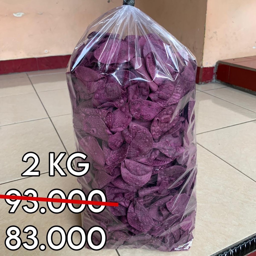 

2,4KG KERIPIK TELO UNGU MANIS