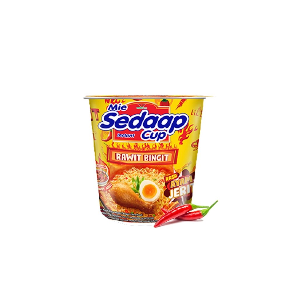 

Sedap Mie Instan Cup Ayam Jerit 75 Gr