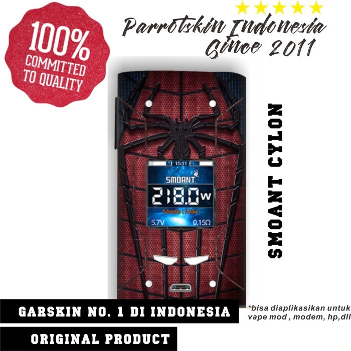 Garskin mod Smoant Cylon Spiderman -Free Custom Gambar Premium Quality by Urbanite store