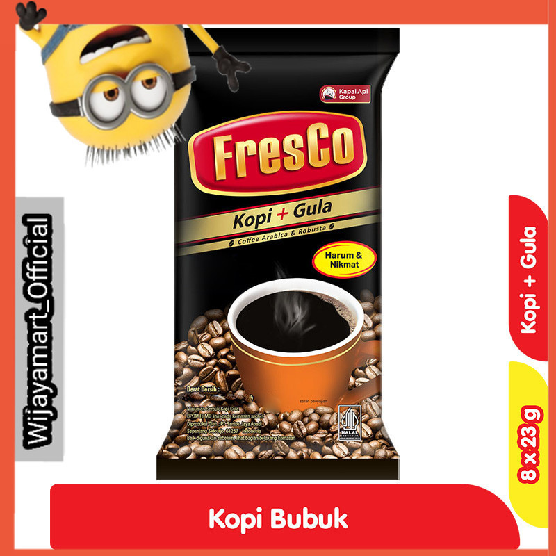 

FresCo Kopi Instan Kopi + Gula 8 x 23 g