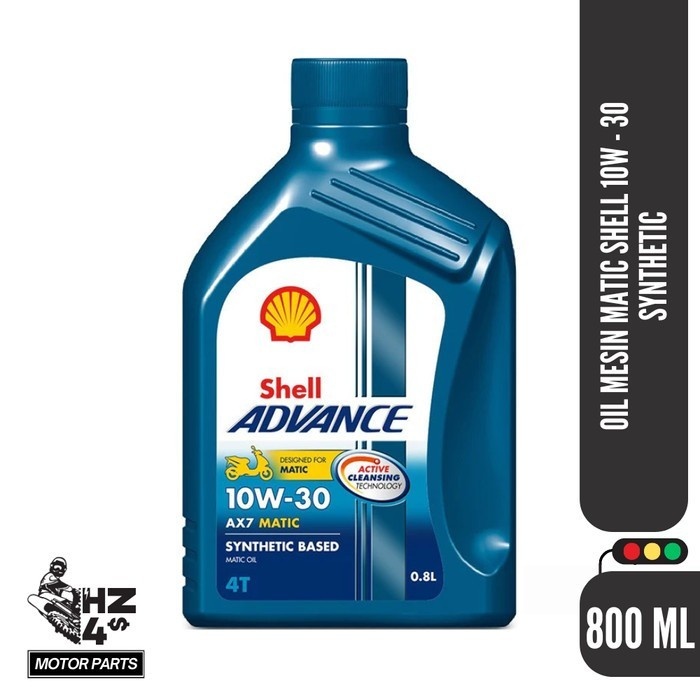 Oli Mesin Matic Honda Beat Merk Shell AX7 10W-30 800 ML