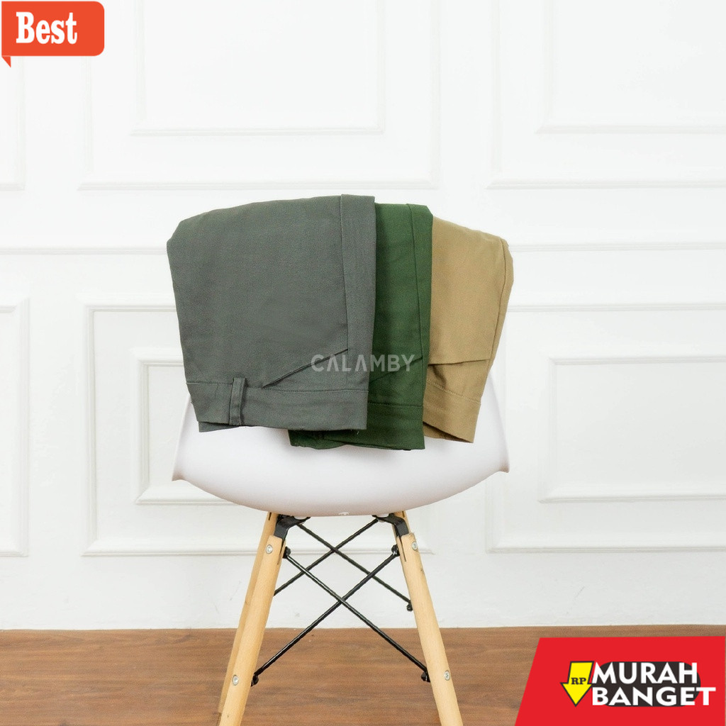 celana kulot wanita terbaru Chinos Pants (Stretch) - CALAMBY