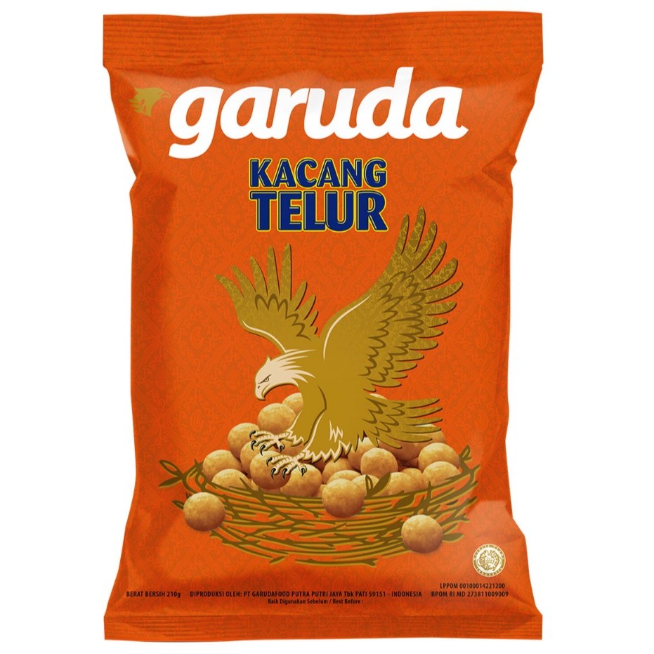 

Garuda Kacang Telur 210 Gram