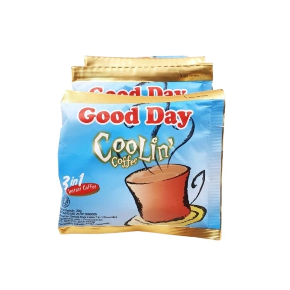 

Kopi Instan 3in1 Good Day Coolin Coffee 1 renteng 10pcs