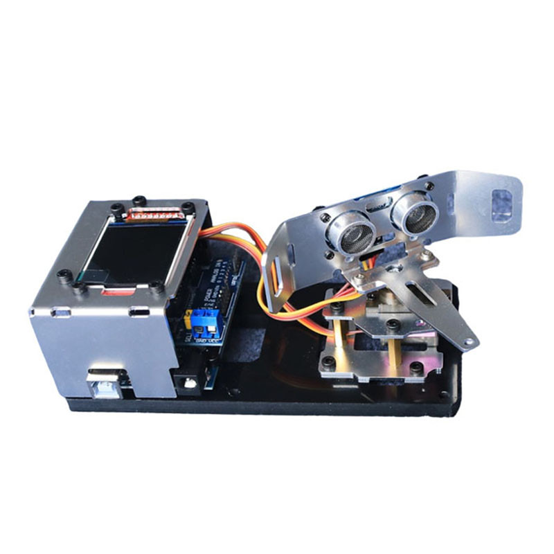Ultrasonic Detector with 1.8 inch Screen Mg90 Ultrasonic Radar Robot For Arduino Robot Kit NANO Prog