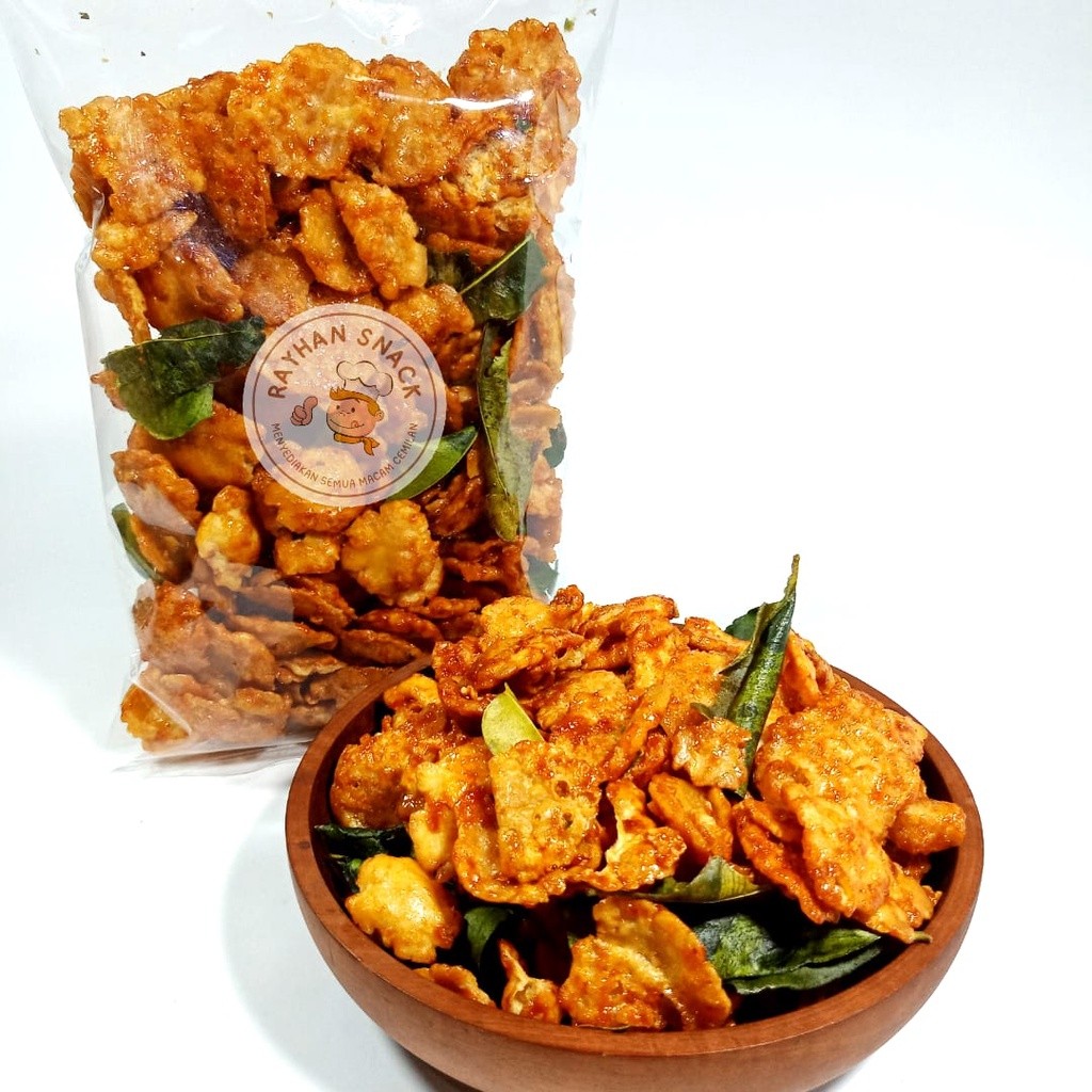 

Emping Melinjo Pedes Manis Emping Ala Thailand Pedas Manis Daun Jeruk Renyah Enak Terlaris 250gr