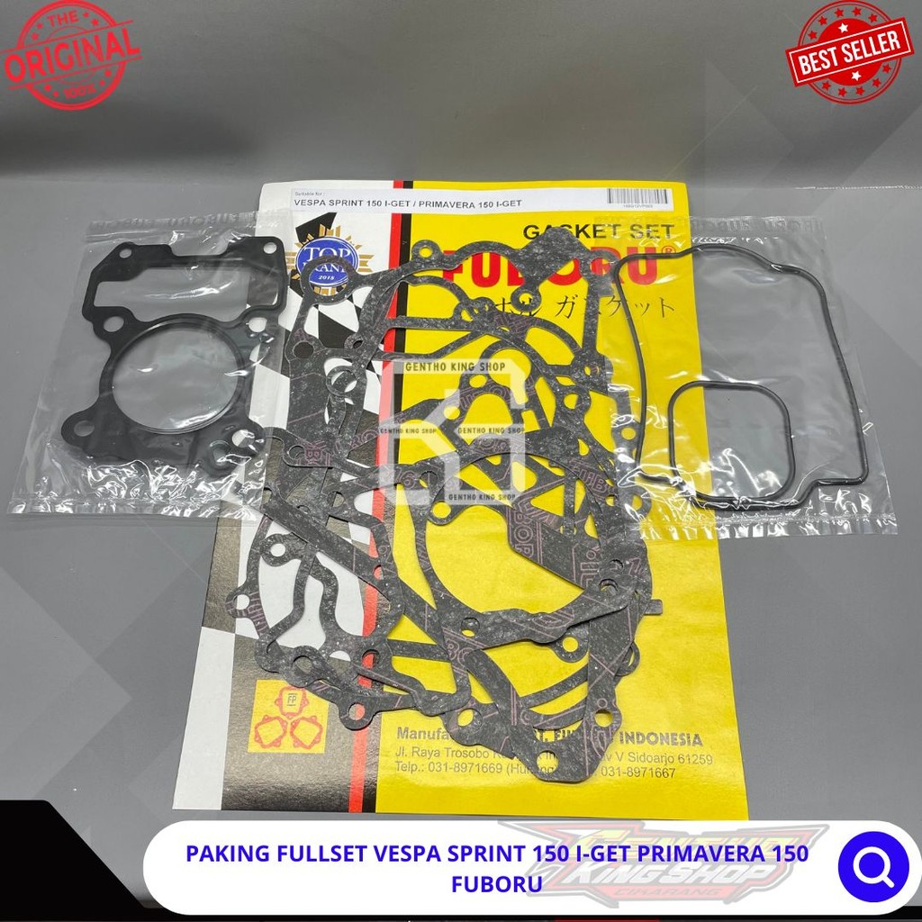 PAKING FULLSET VESPA SPRINT 150 I-GET PRIMAVERA 150 FUBORU