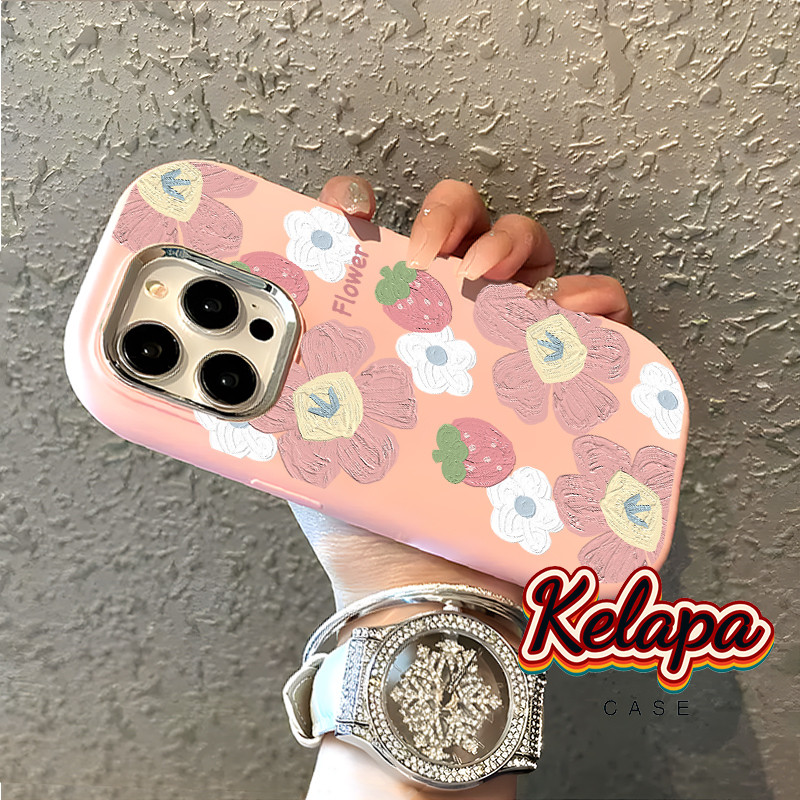 Applicable to Redmi 13C Phone Cases 12C 12 4G Strawberry Flower 11A 10C 10 POWER Niche 9T 9C NFC 9A 