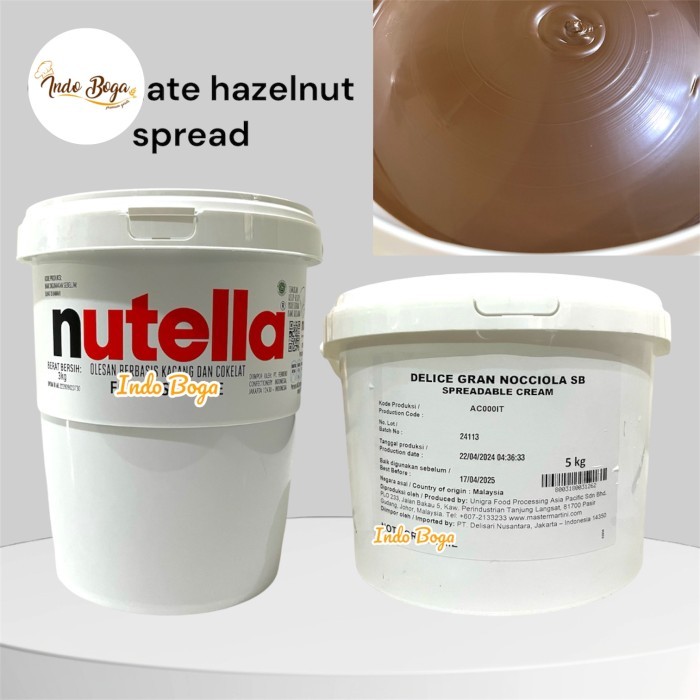 

REPACK Chocolate Hazelnut Spread Nutella Gran Nocciola selai coklat