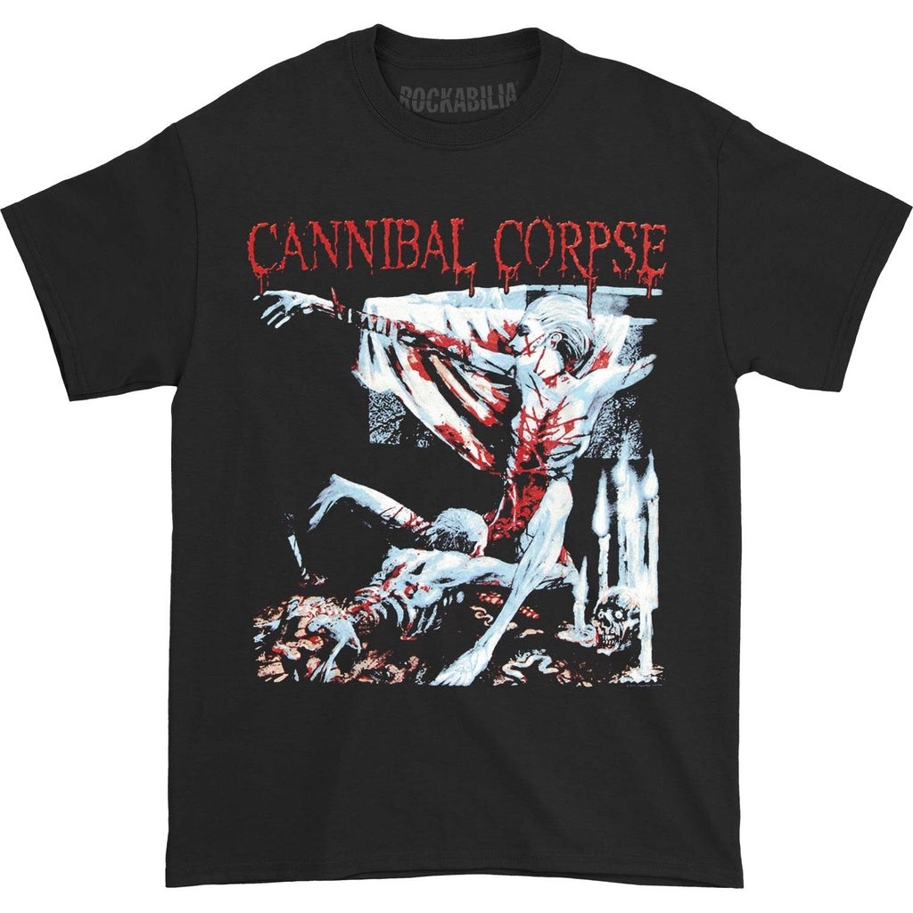 Kaos Band CANNIBAL CORPSE Tomb of the Mutilated Official Merchandise T-shirt - , Pria & Wanita Bahan