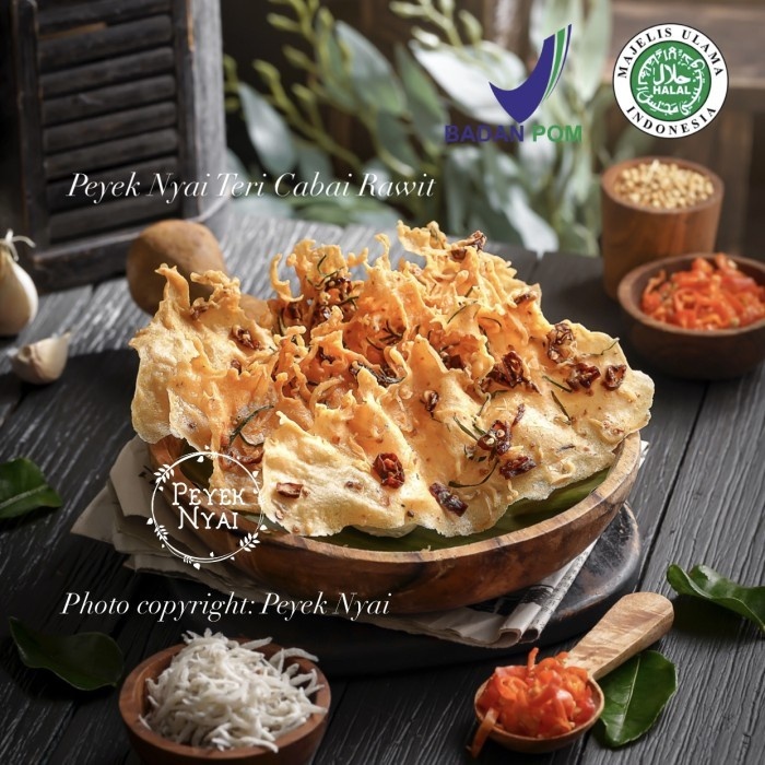 

Peyek Nyai | Rempeyek Teri Cabai Rawit Pouch