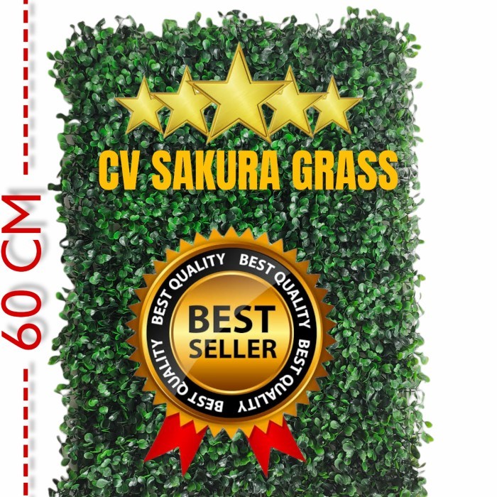 DAUN DINDING SINTETIS JENIS DOLAR - TANAMAN DINDING SINTETIS 40X60 CM - Karpet Rumput Sintetis Hijau