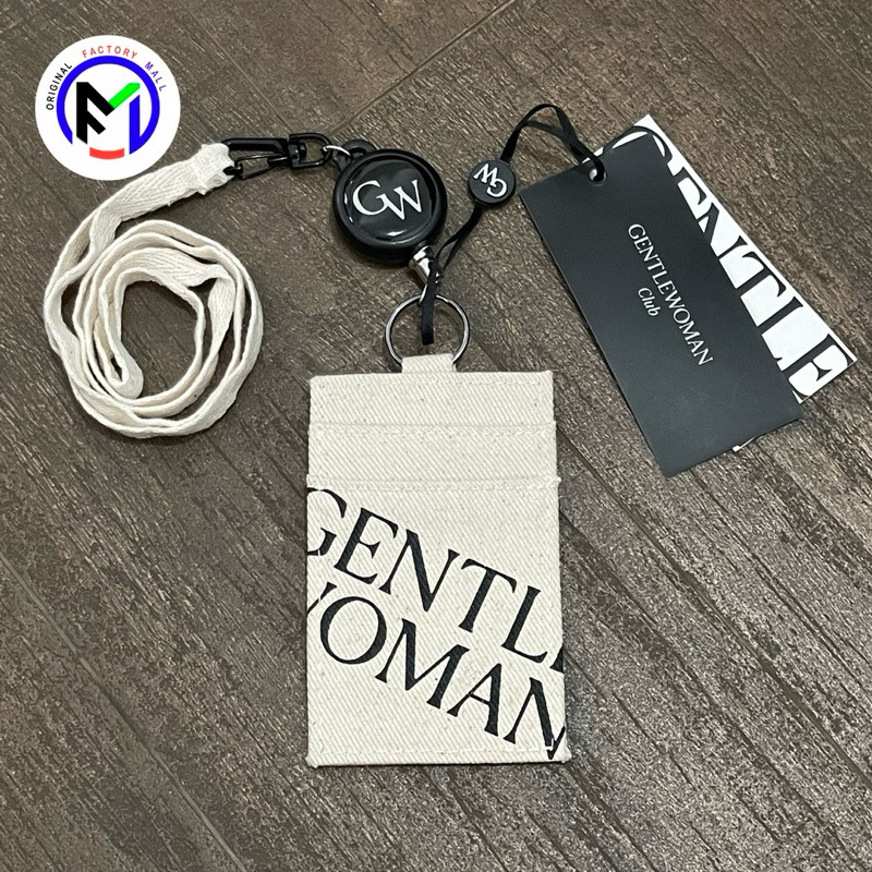 

Gentle Woman Lanyard ID Card Office On Fire Original