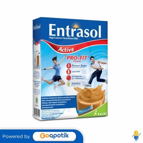 

Entrasol Active Susu Rasa Mochachino Box 360 Gram