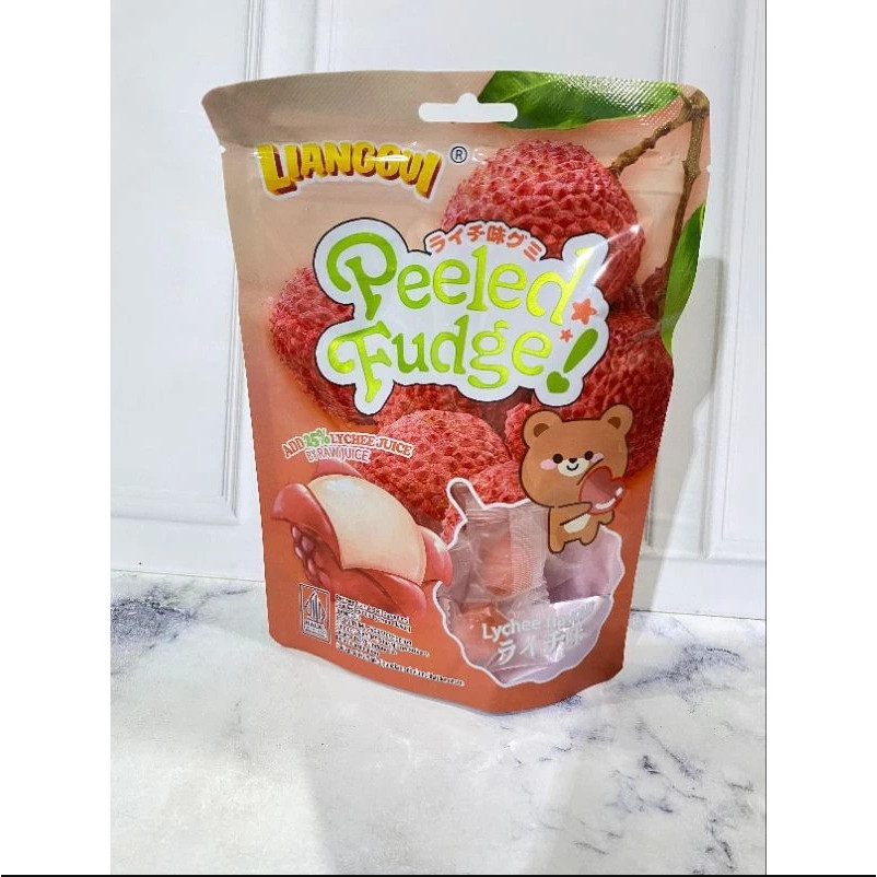 

[Pengiriman cepat] HALAL Lianggui Peeled Fudge Fruit 1 Pack Manggo strawberry orange lychee corn