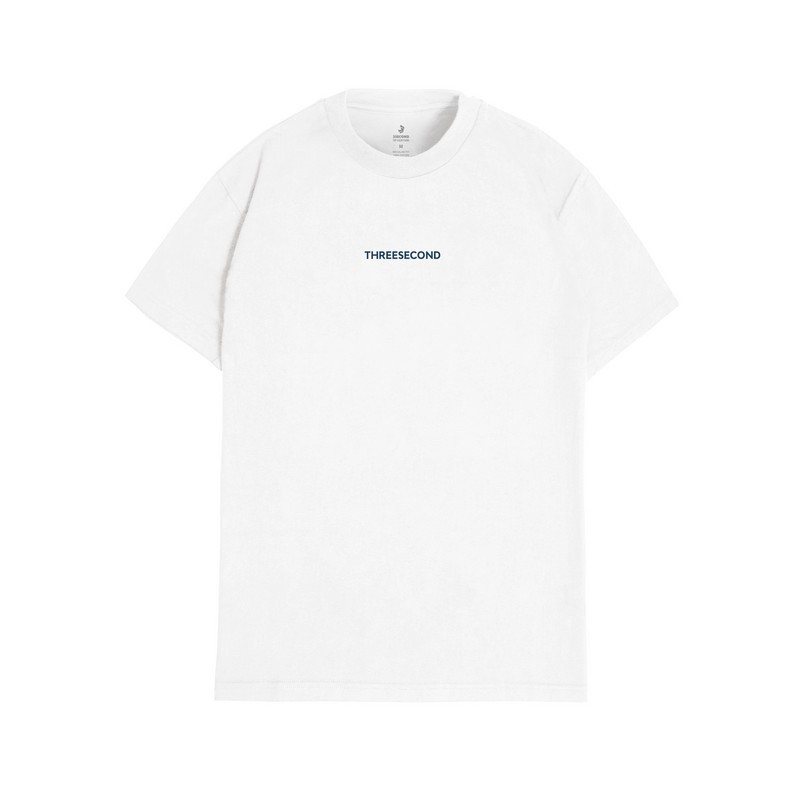 COD- 3Second Kaos Pria Regular Fit Basic Logo Script Ultra Absorb T Shirt Short Sleeve OL-C450723