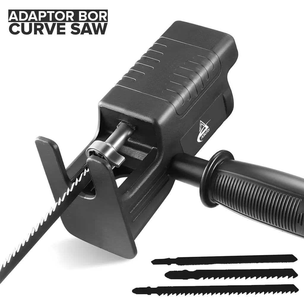 Gergaji mesin bor electric mini jigsaw konektor adaptor bor ke gergaji