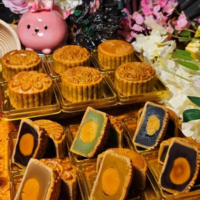 

mooncake kue bulan isi@4pcs - kacang merah