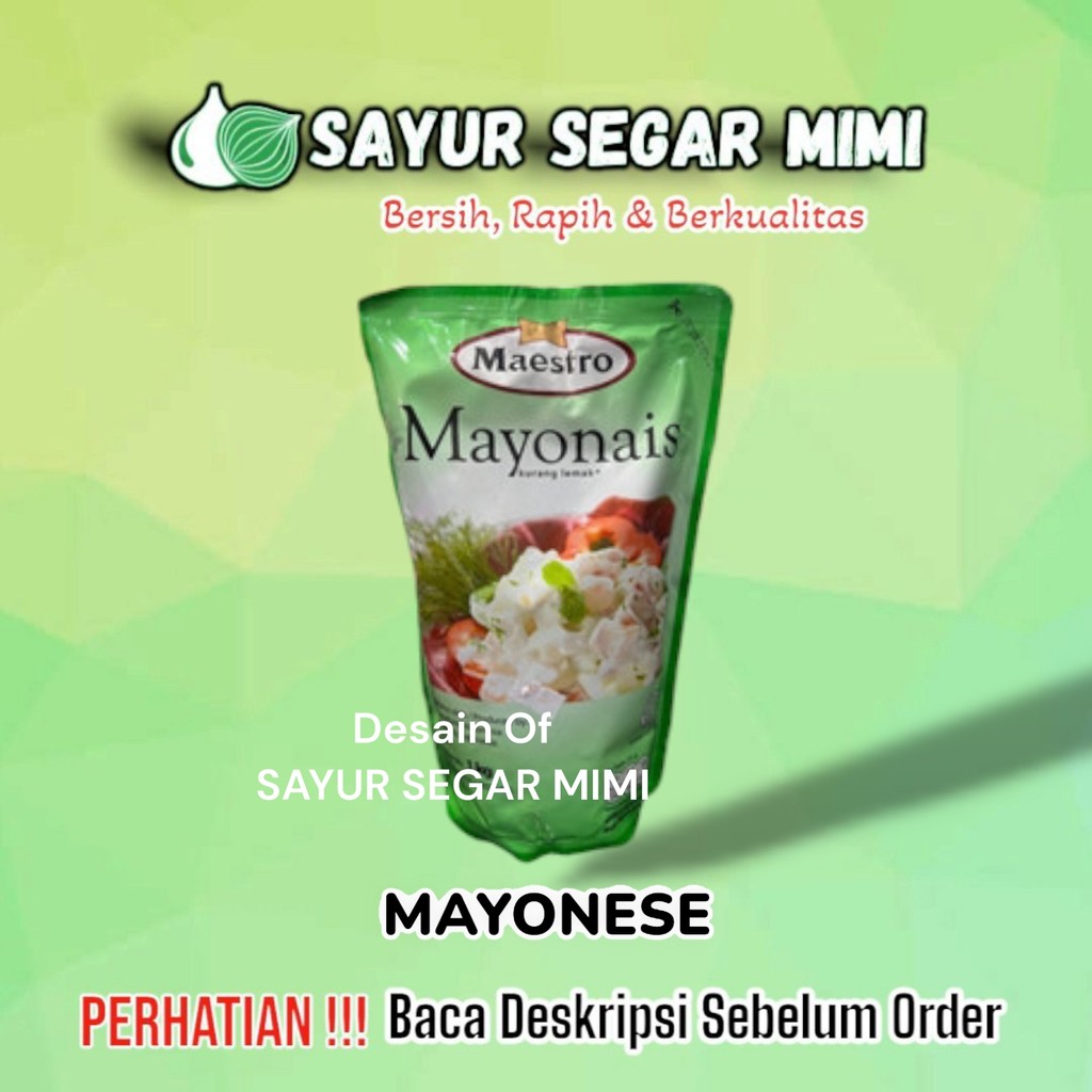 

Mayonais Maestro 1kg - Sayur Segar Mimi