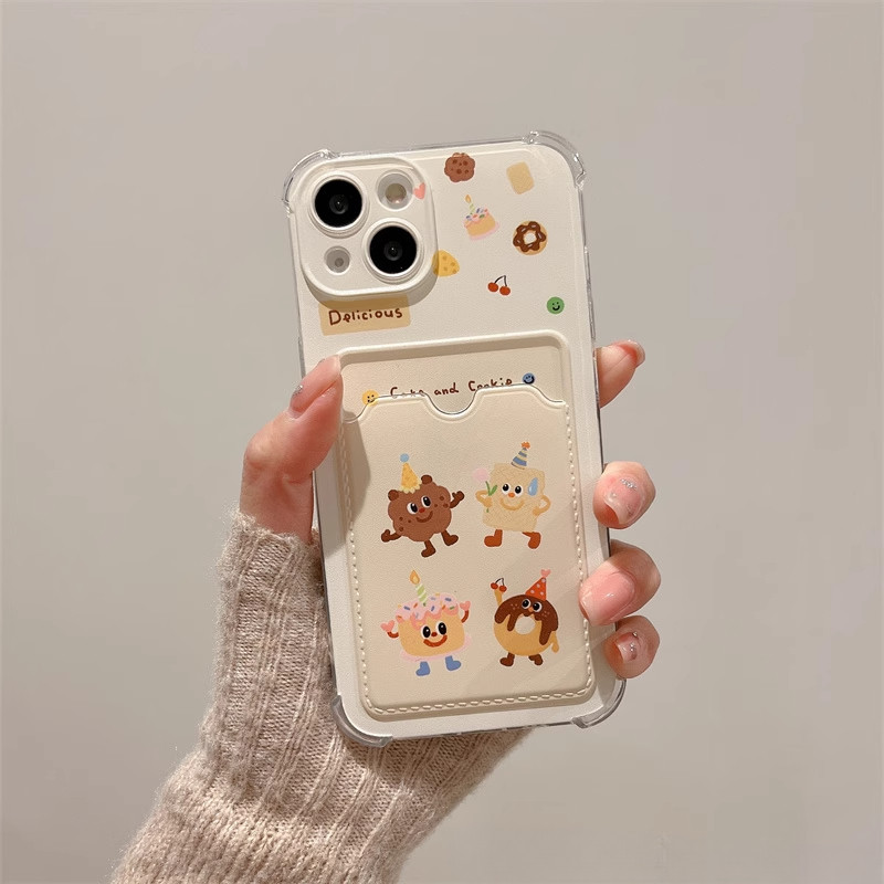 Cookie Penutup Kartu Casing Samsung S25 Fe Galaxy S20fe S24 Ultra S23fe S23 Plus S24 Plus Untuk Kasi