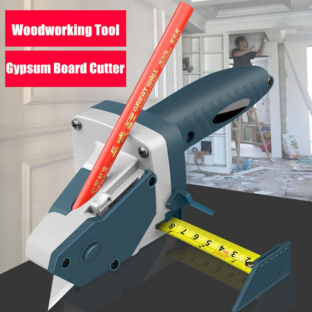 

TOOHR Alat Pemotong Gypsum Plester Board Cutter Marker with Pen Slot - CMAI-01