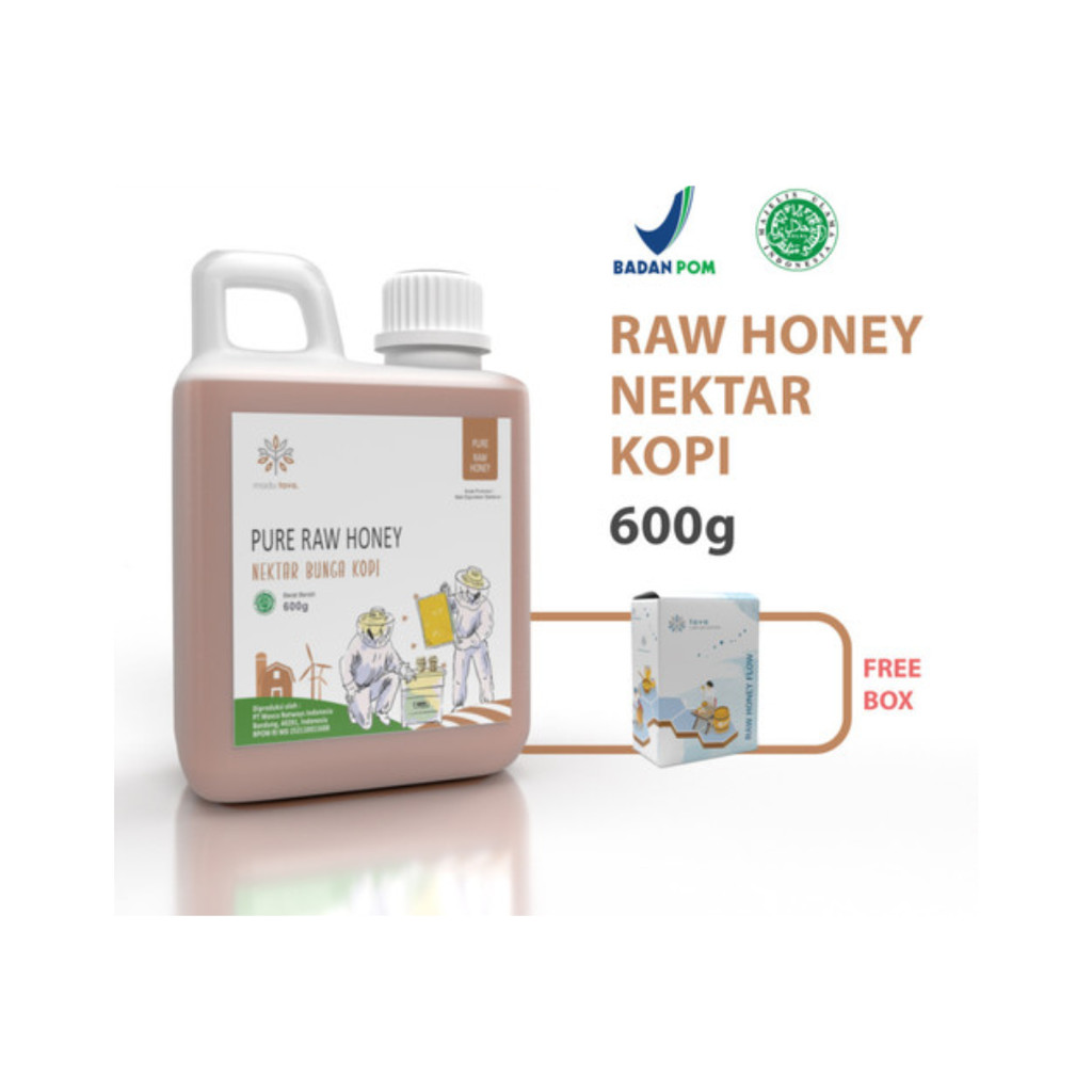 

Madu Murni Asli Tava Nektar Kopi 600g Grade A 100% Alami Pure Natural Raw Honey