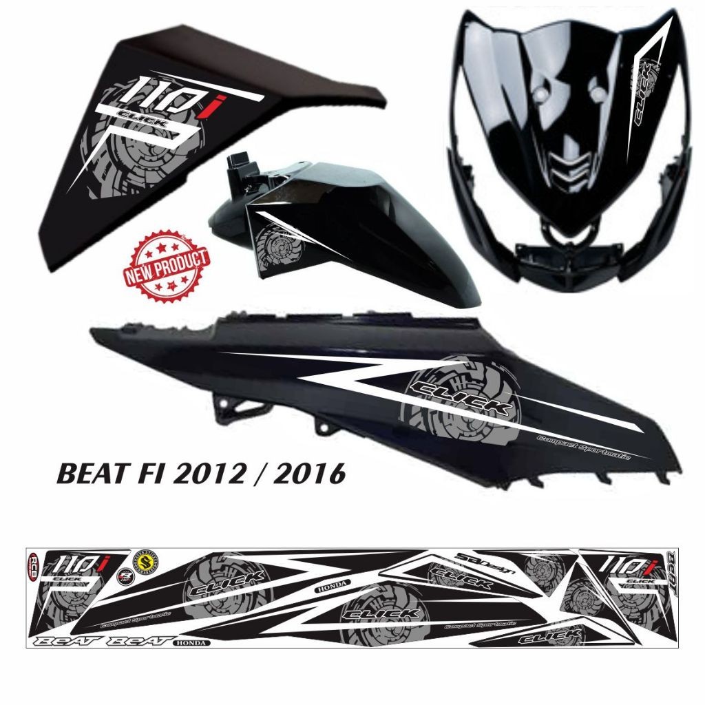 VARIASI STIKER BEAT FI STRIPING BEAT 2013 VARIASI MOTIF BARU VARIASI