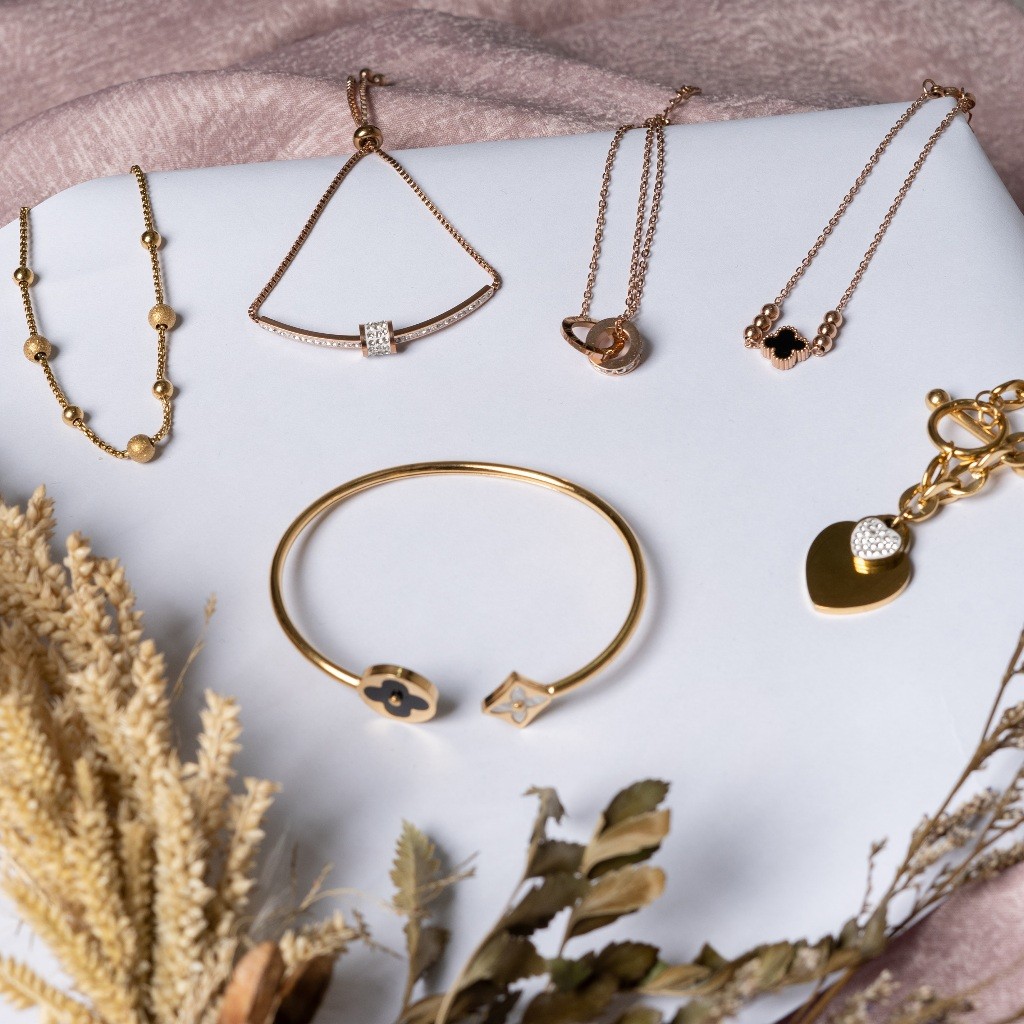 Otsky X Dazza Gelang Wanita Alexa Liontin Fashion