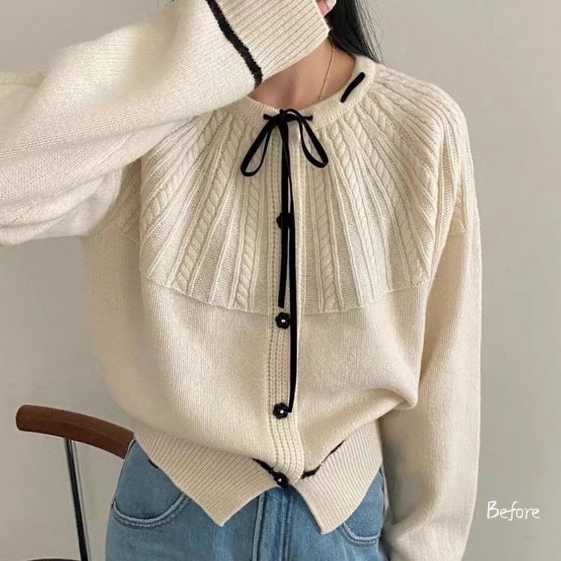 QH Cardigan Rajut Korea Cardigan Rajut Crop Polos Cardigan Import Knit Sweater Cardigan Outer