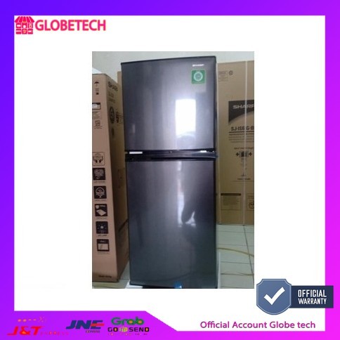 SHARP Kulkas 2 Pintu 205L Low Watt 75W SJ-236MN HS Kirei SJ236MN 236MNHS Garansi resmi
