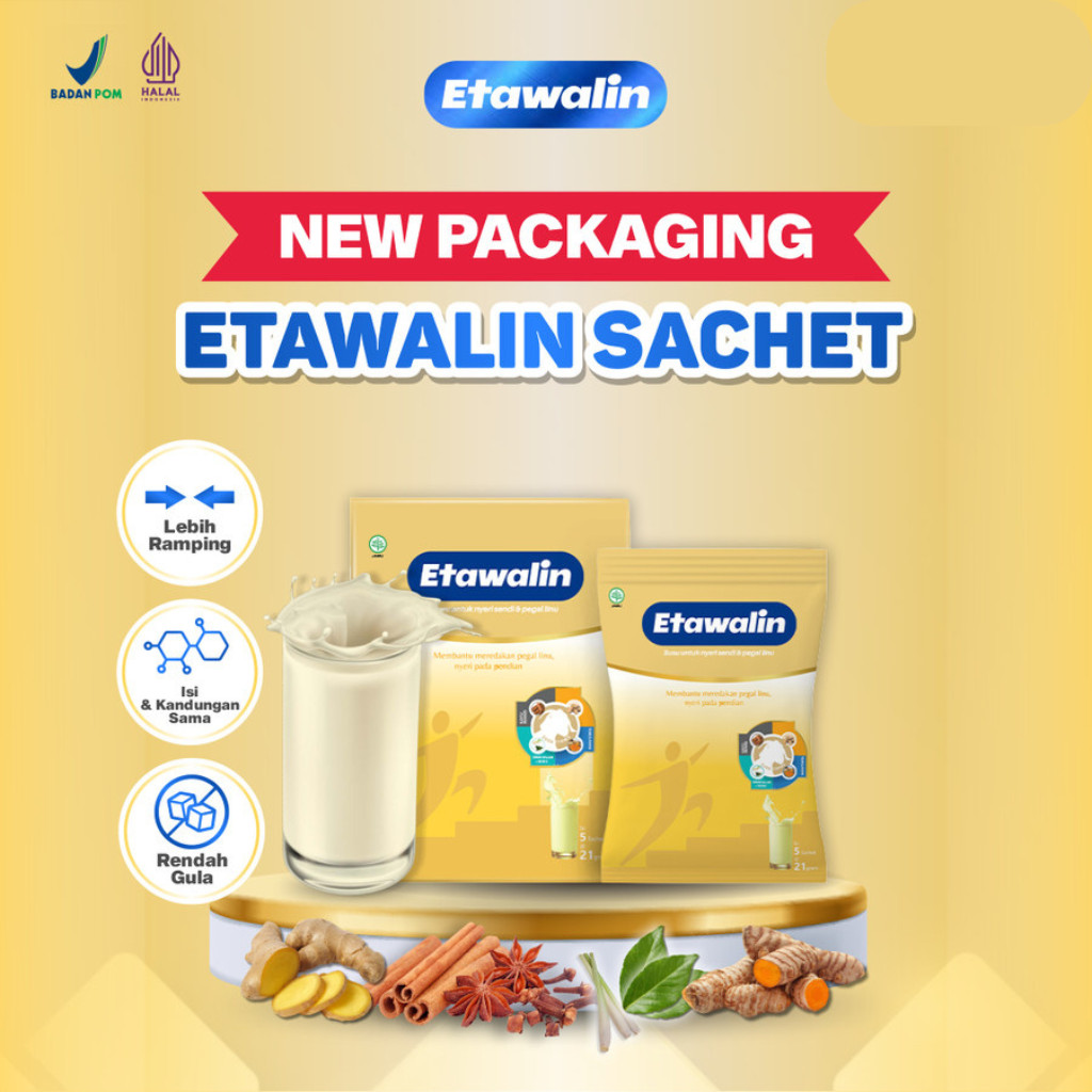 

Etawalin Sachet Isi 5 Pcs Susu Kambing Etawa Menjaga Kepadatan Tulang 200gr