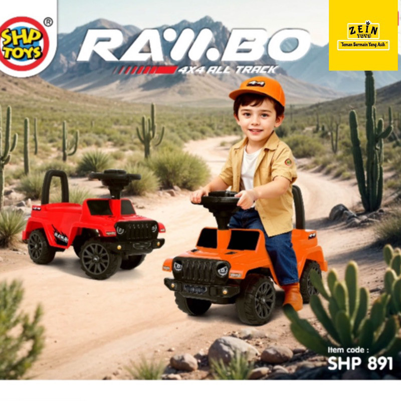 TERLARIS BISA COD ZEINTOYS Mobil dorong anak kendaraan jeep anak SHP 891 Rambo