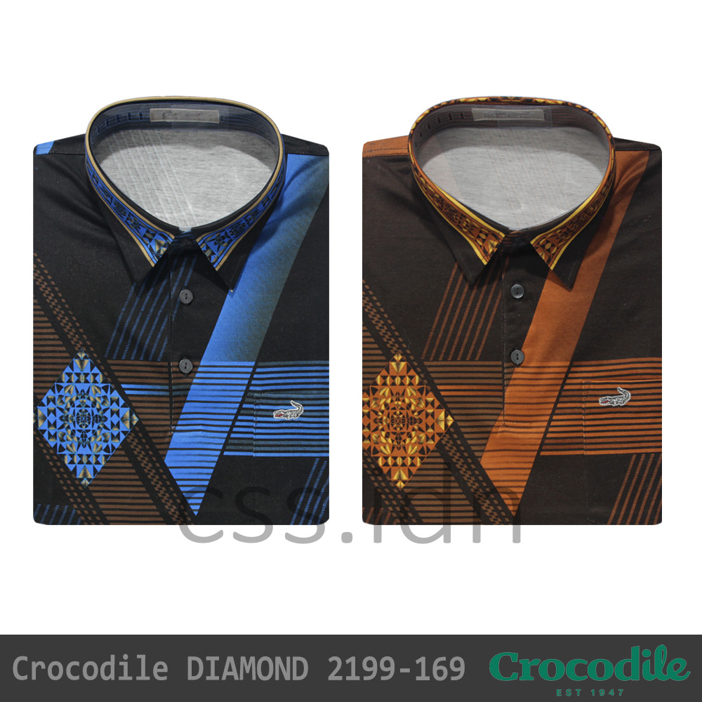 Kaos Kerah Kemeja Pria Crocodile Diamond 2199-169