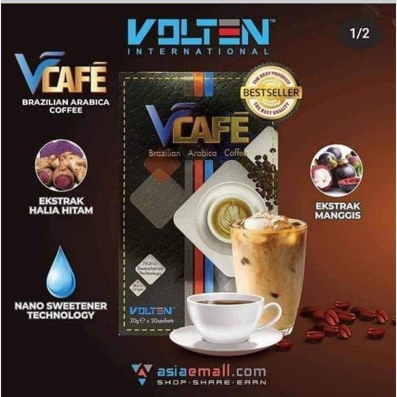 

VOLTEN VCAFE BLACKTEA VCAFE KOPI VLAMEEN SUSU VCoffee Kopi sehat dari Volten BARU NI
