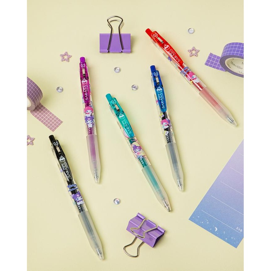 

TERLARIS! Pulpen Gel Sarasa Kuromi 0.5mm Limited Edition 100% Original - Hitam