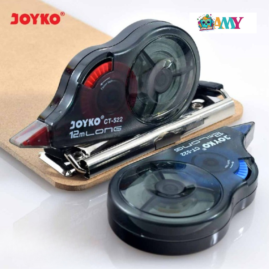 

(1Pak ISI 12Pcs) JOYKO Correction Tape CT 522 AMY STASIONARY