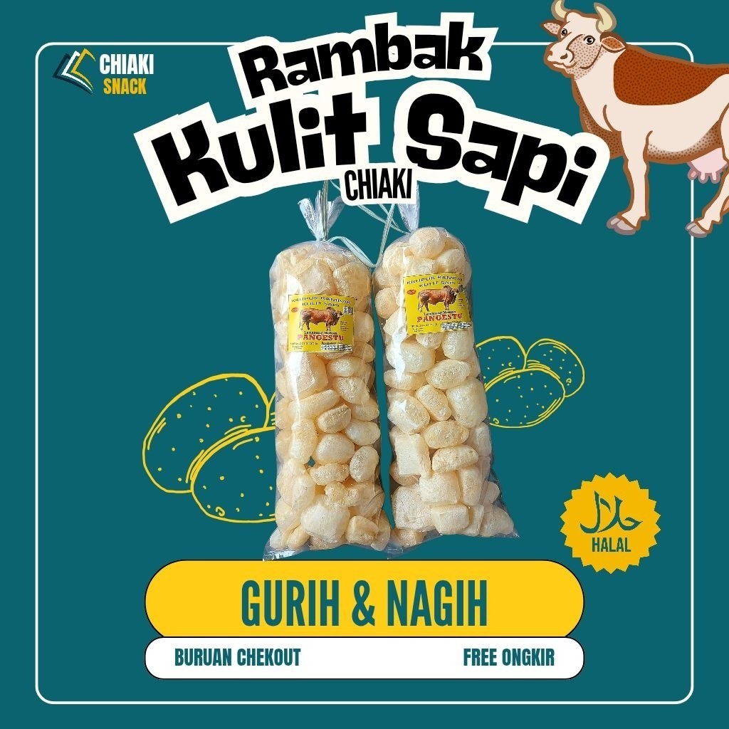 

COD Rambak Sapi Asli Siap Makan 250 gr - Krupuk Gurih & Renyah Krupuk Rambak Siap Makan 250 gr - Kulit Sapi Asli Premium chiaki.idn